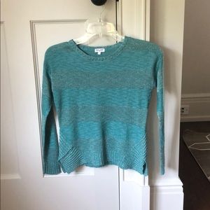 girls size 10 striped blue sweater from splendid